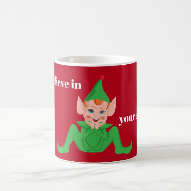 Croyez en votre Elf Holiday Hot Cocoa Mug (Centre)
