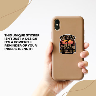 Croyez en votre force - Sticker motivationnel