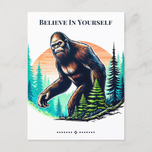 Croyez En Vous Bigfoot Carte Postale