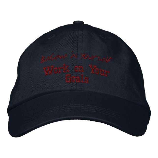 Croyez en vous-même Motivation Citation Casquette  (Devant)