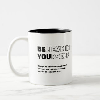 Croyez En Vous-Même Mug Motivationnel