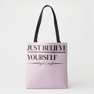 Croyez en Vous-Même   Sac Cabas de Citation Motiva