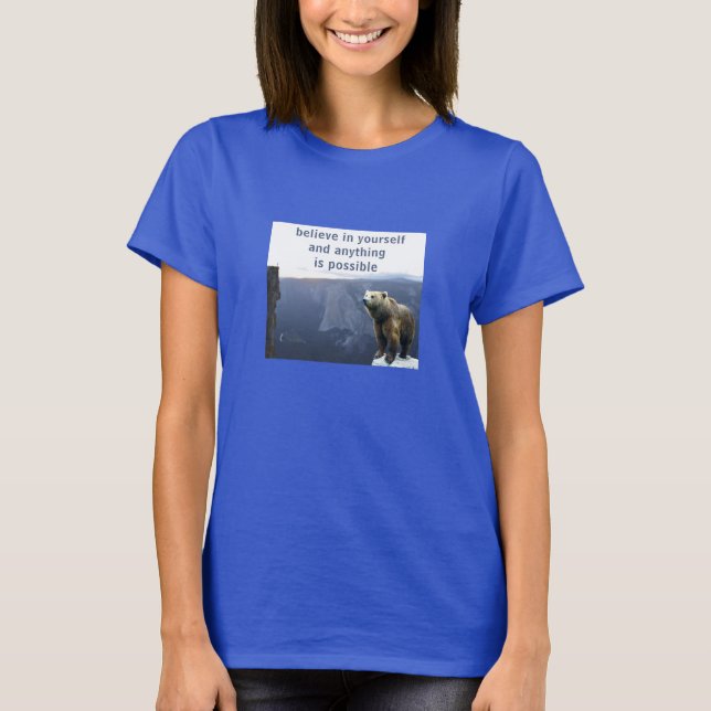Croyez en vous (noir) T-shirt (Devant)