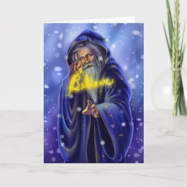 Croyez la carte de voeux (Devant)