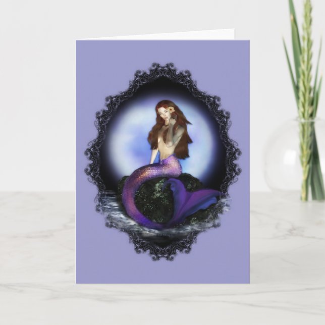 Croyez la carte de voeux de Sirène (Devant)
