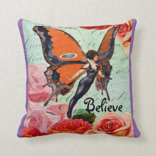 Croyez le coussin - pourpre