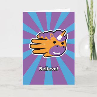 Croyez Que Les Unicornes Sont Une Véritable Carte 