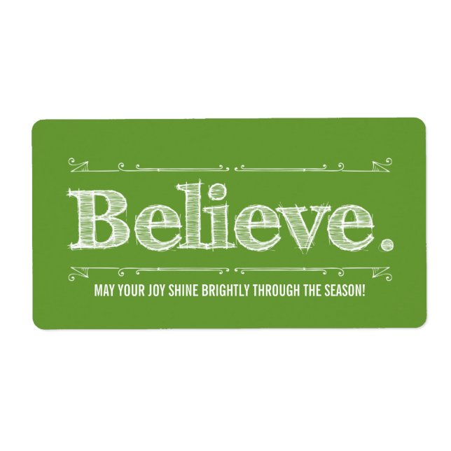 Croyez Vacances Artisanat maison ou Étiquette cade (Devant)