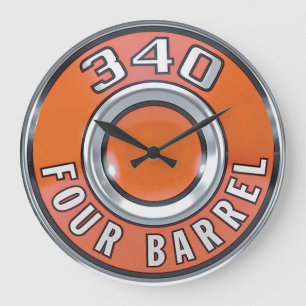 Cru 340 horloge de conception de 4 barils