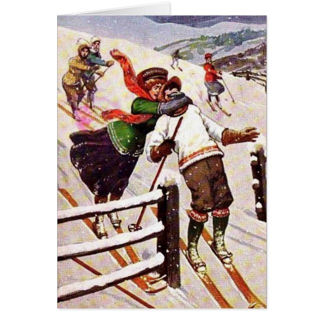 Cru - couples maladroits de ski de neige, (Devant)