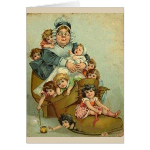 Cru - dame âgée qui a vécu dans une chaussure,