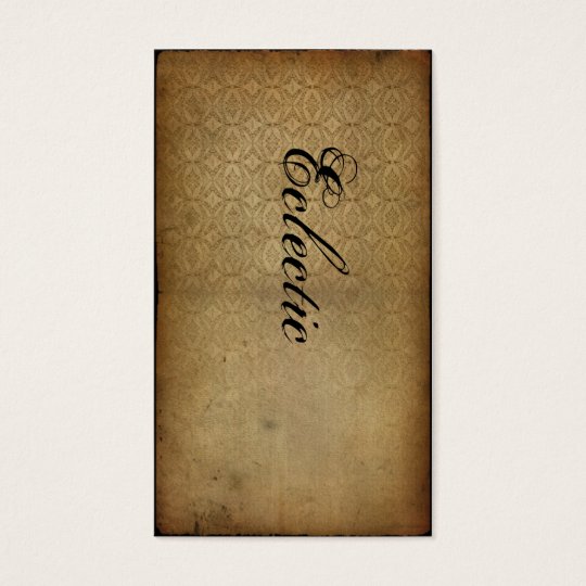 Cru éclectique cartes de visite