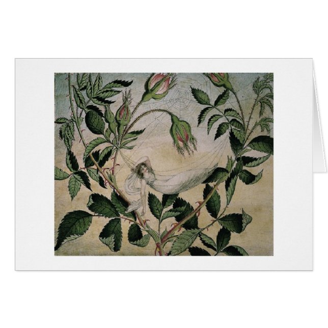 Cru - fée dans un hamac, (Devant horizontal)