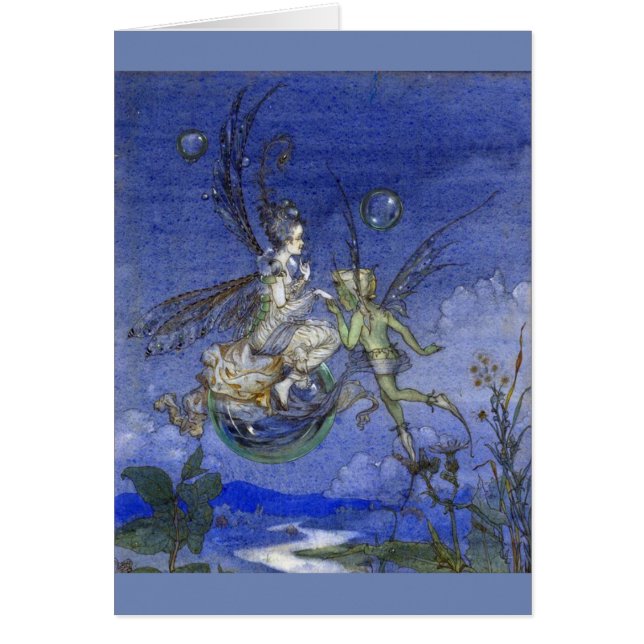 Cru - fée montant une bulle, (Devant)