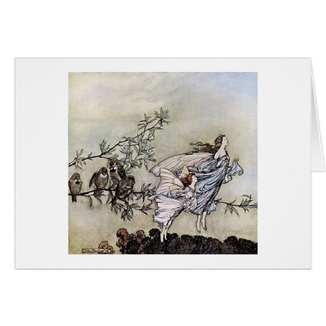 Cru - fées en vol, (Devant horizontal)