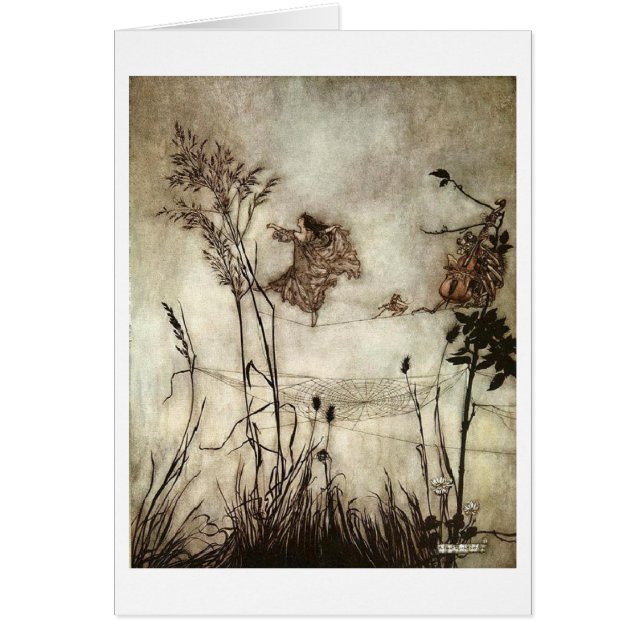 Cru - la fée danse sur une toile d'araignée, (Devant)