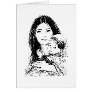 Cru - mère et bébé,