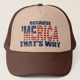 Cru PARCE QUE 'MERICA QUI EST POURQUOI casquette