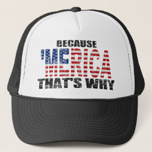 Cru PARCE QUE 'MERICA QUI EST POURQUOI casquette