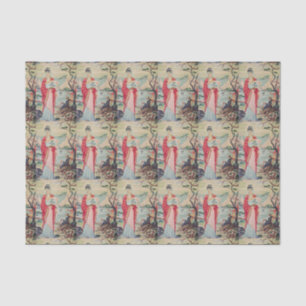 Cru PBN de papier de soie de soie de Chinoiserie