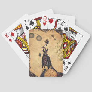 Cru regardant des cartes de jeu