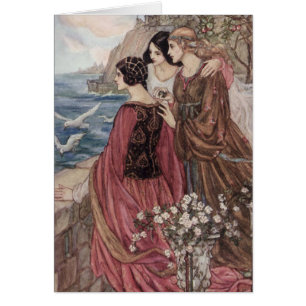 Cru - trois femmes regardant à la mer,