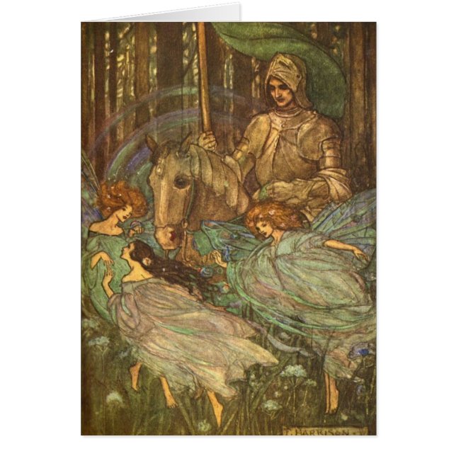 Cru - trois jeunes filles et un chevalier, (Devant)