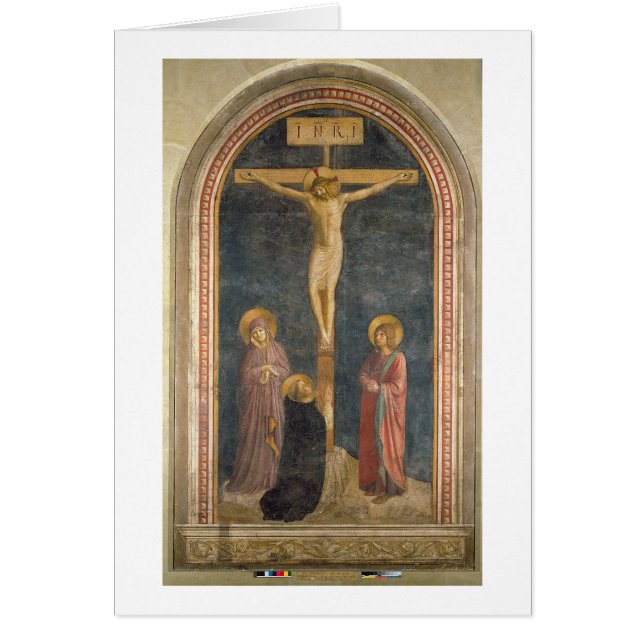Crucifixion avec la Vierge, solides solubles. John (Devant)