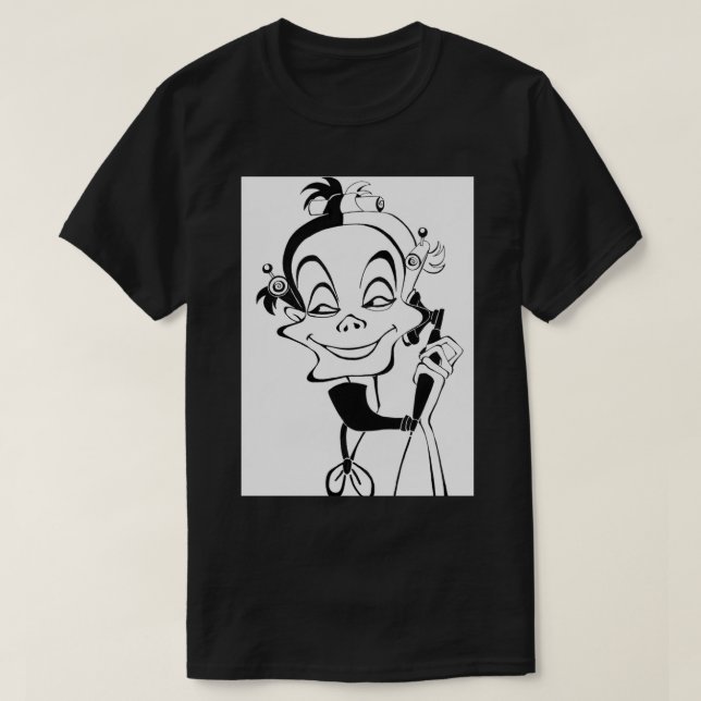 Cruella De Vil Matin Appelez T-Shirt Classique (Design devant)