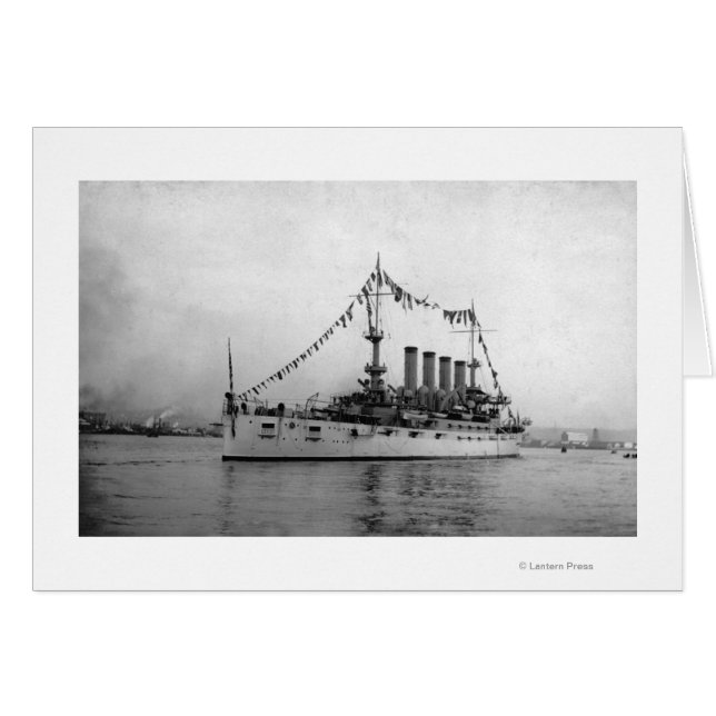 Cruiser Washington ancré dans Seattle Harbour (Devant horizontal)