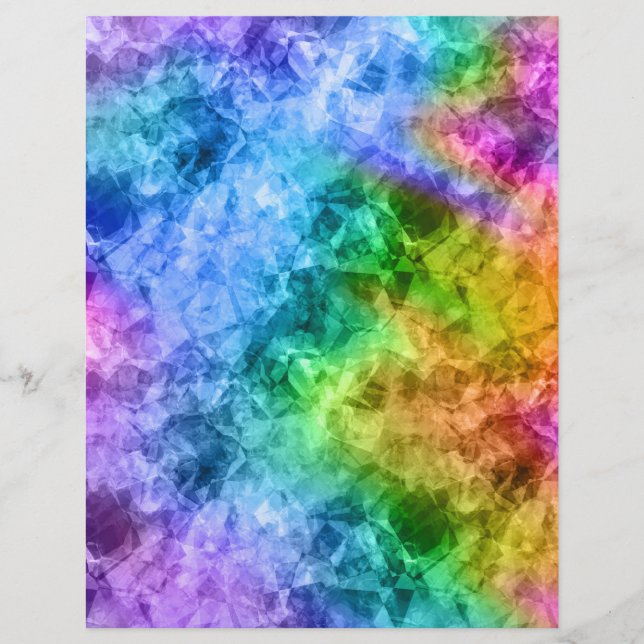 Crumpled Peacock Blue (Devant)