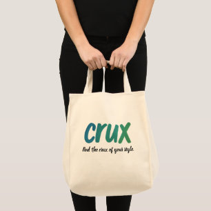 Crux - minimaliste typographie de pinceau Sac four