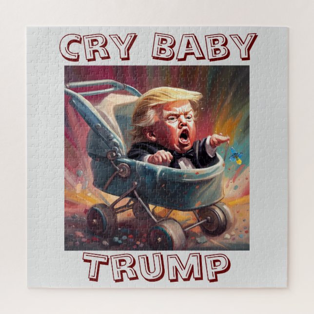 Cry Baby Trump Jigsaw Puzzle (Vertical)