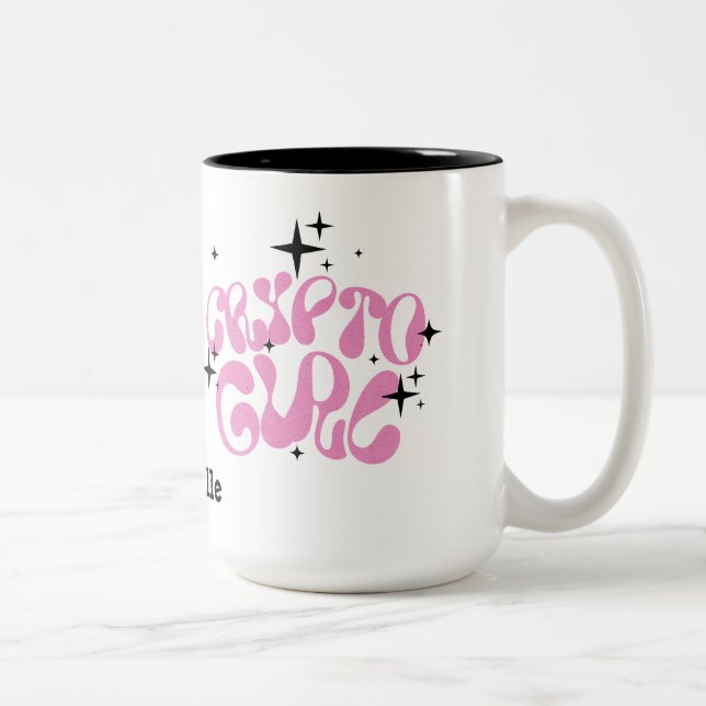 Crypto Girl Café Mug (Droit)