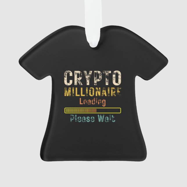 Crypto Millionaire Chargement rétro vintage (dos)
