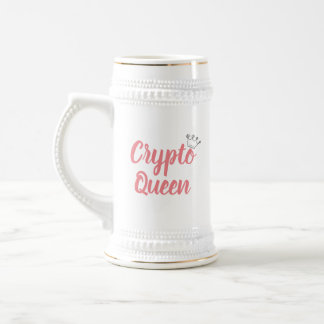 Crypto tasse de Madame Cryptocurrency Crown $ de