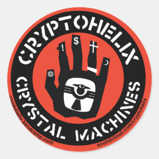 Cryptohelix - Cristal Machines autocollant
