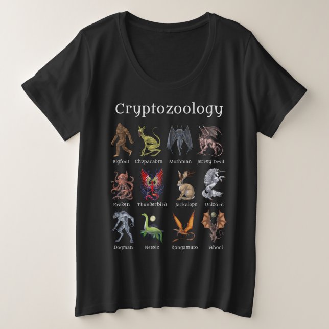 Cryptozoologie Cryptid Créatures (Design devant)