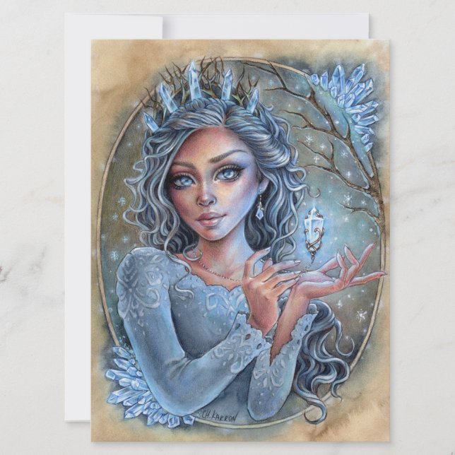 Crystal Art Card Imaginaire Enchantress Magie (Devant)