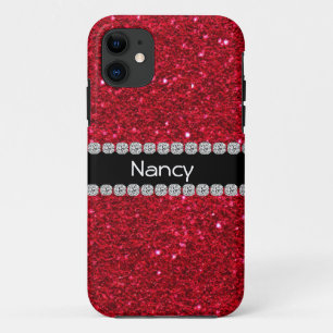 Crystal & DIAMOND REGARDE RUBY RED IPHONE 5 Coque