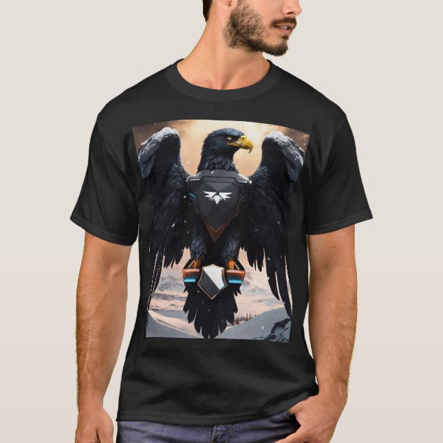 "Crystal Eagle T-Shirt Collection : Gras, Unique (Devant)
