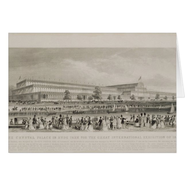 Crystal Palace dans Hyde Park pour le grand Inte (Devant horizontal)