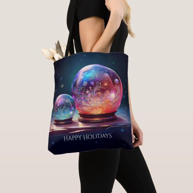 Crystal Snowballs Holiday Tote Bag (De près)