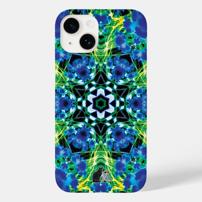 Crystalmarine Kaleidoscope iPhone X Coque (Verso)