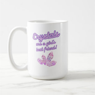 Crystal's sont une Meilleure Mug de Café Ami Fille