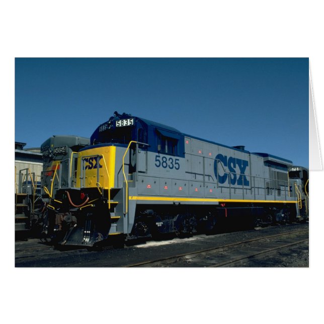 CSX GE B36-7 (Devant horizontal)