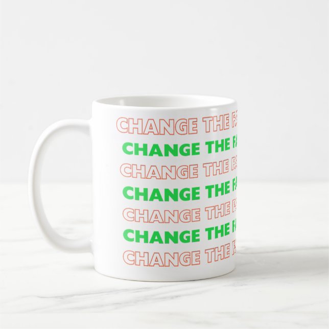 CTFOD Green & Orange Advocate Mug (Gauche)