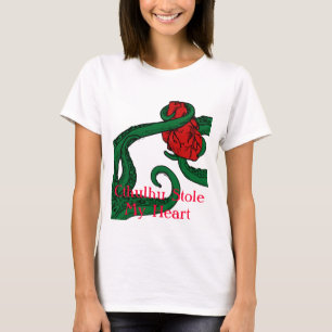 Cthulhu a volé mon T-shirt de dames de coeur -