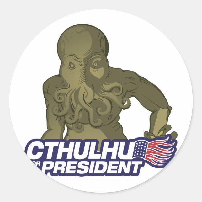 Cthulhu pour Sticker Président (Devant)
