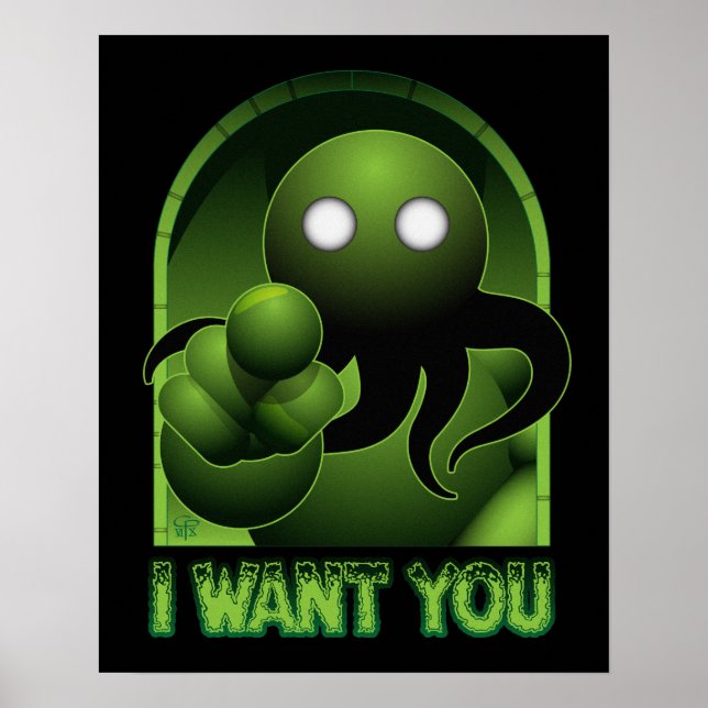 Cthulhu veut vous poster (Devant)